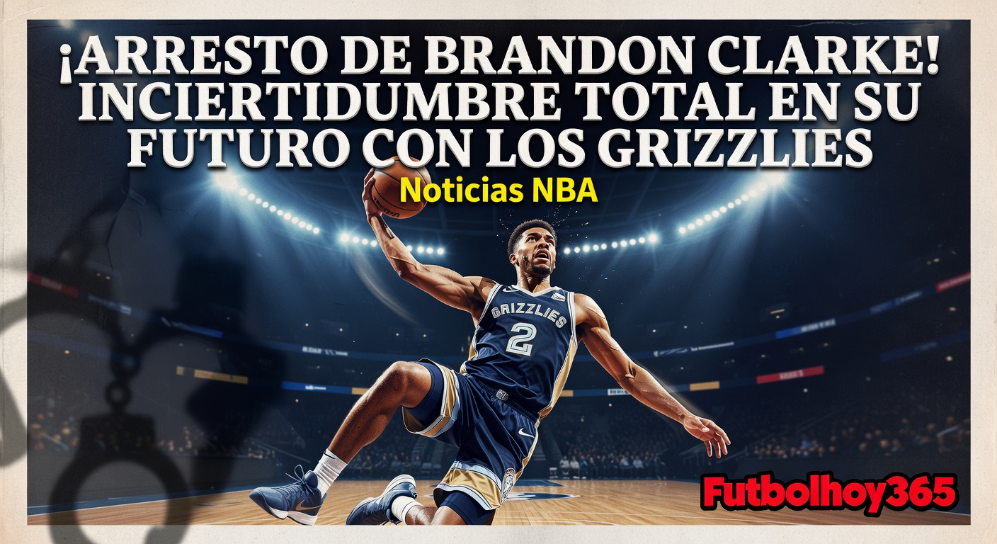 Arresto de Brandon Clarke genera incertidumbre sobre su futuro con los Memphis Grizzlies
