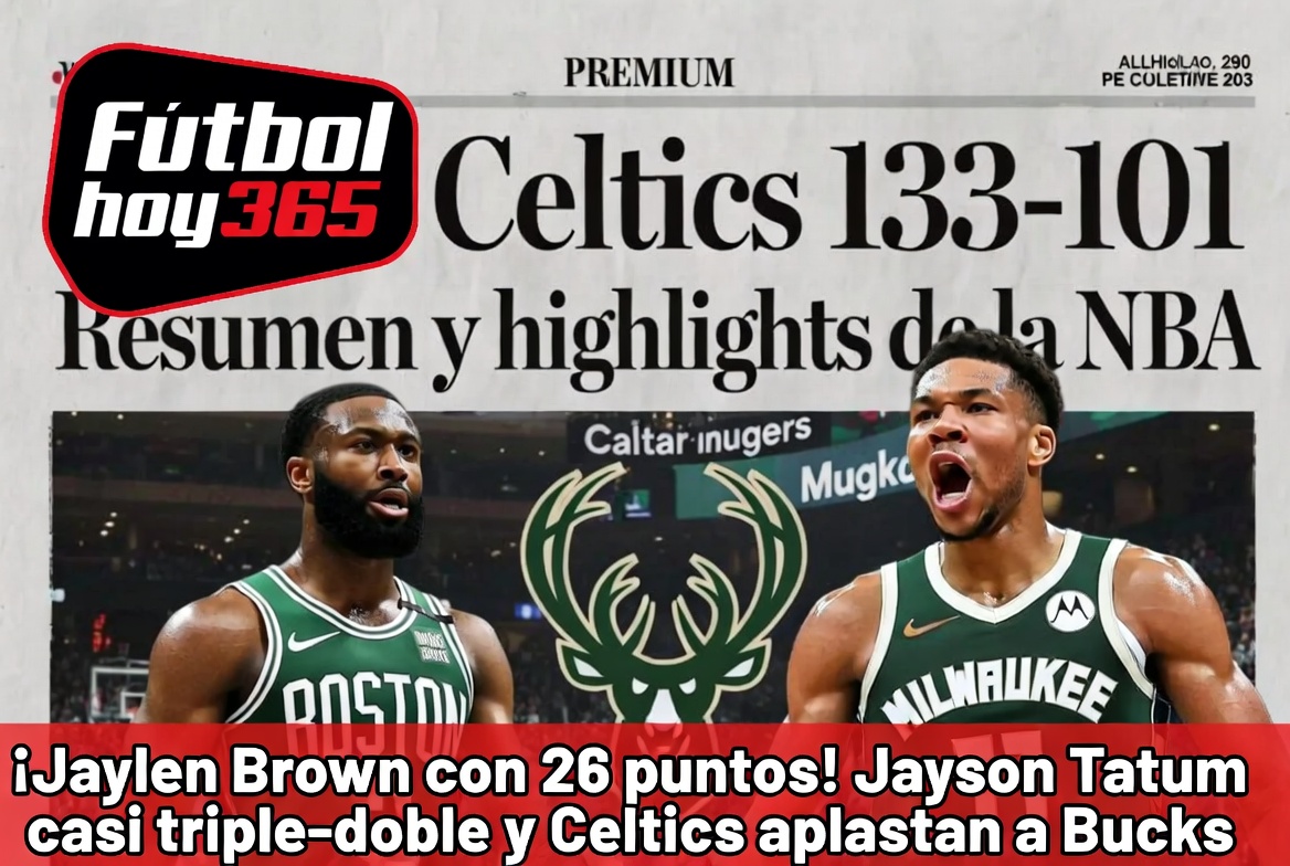 Boston Celtics 133-101 Milwaukee Bucks Resumen y highlights de la NBA