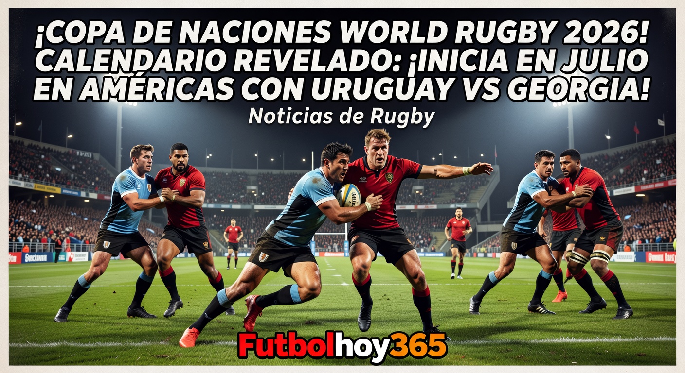 Copa de Naciones World Rugby 2026: Calendario Revelado, Inicia en Julio en las Américas con Uruguay vs Georgia