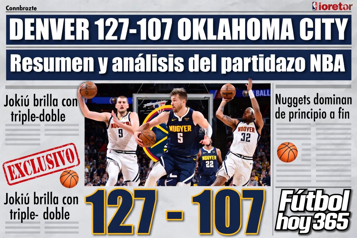 Denver 127-107 Oklahoma City Resumen y análisis del partidazo NBA
