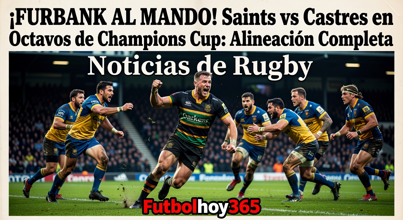 George Furbank lidera a Northampton Saints vs Castres en octavos de Champions Cup: Alineación completa