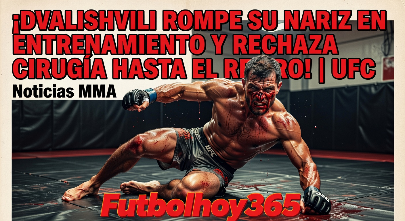 Merab Dvalishvili rompe su nariz en entrenamiento y rechaza cirugía hasta el retiro | UFC