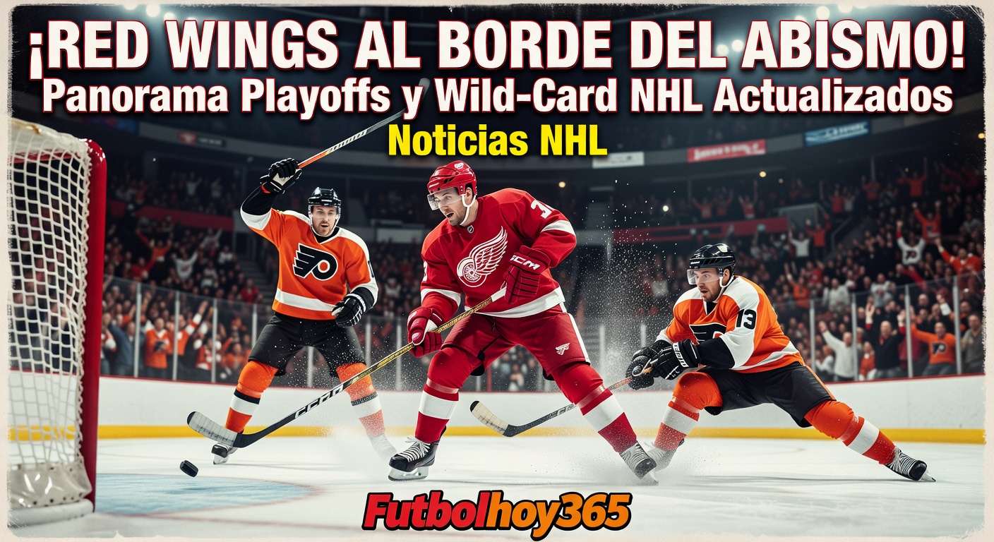 Panorama de Playoffs de Detroit Red Wings: Posiciones Wild-Card NHL Actualizadas
