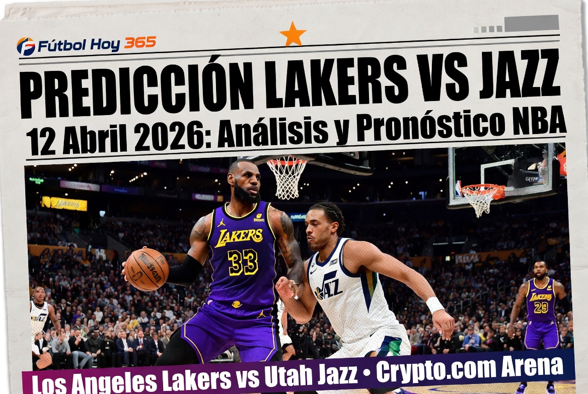 Predicción Lakers vs Jazz 12 Abril 2026 Análisis y Pronóstico NBA