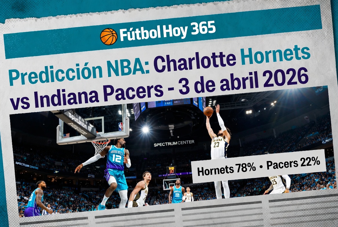 Predicción NBA Charlotte Hornets vs Indiana Pacers – 3 de abril 2026