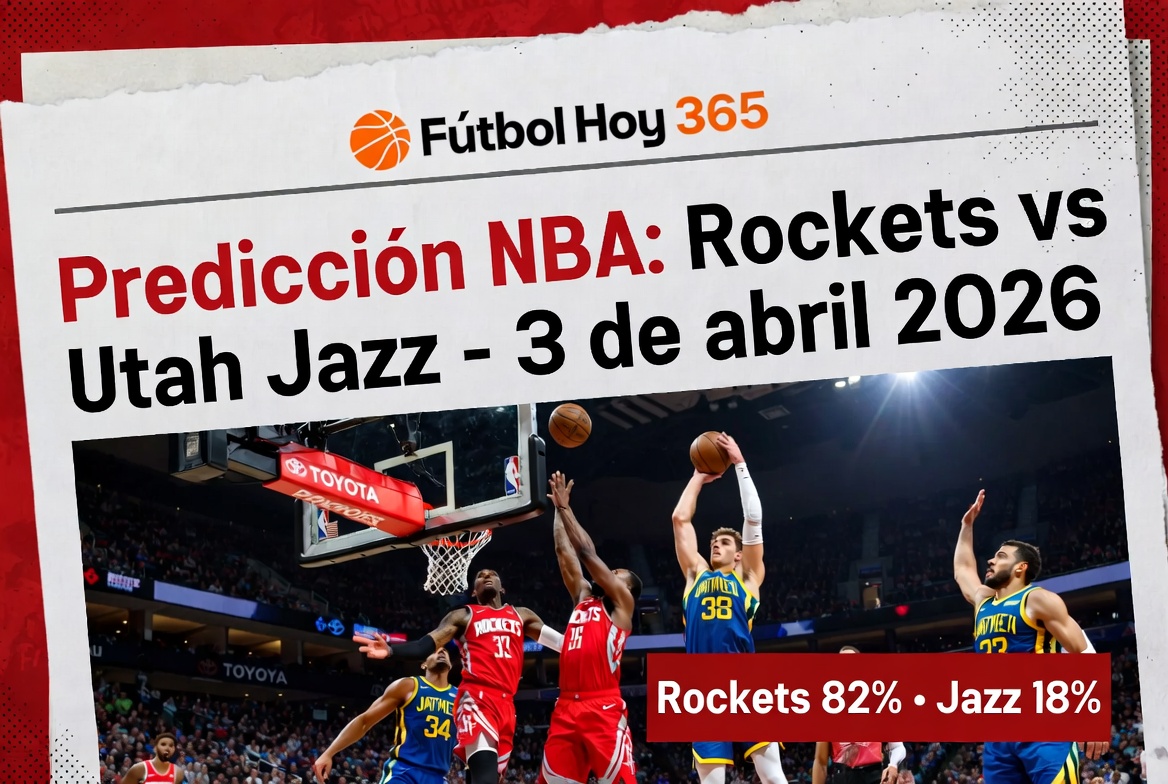 Predicción NBA Houston Rockets vs Utah Jazz – 3 de abril 2026