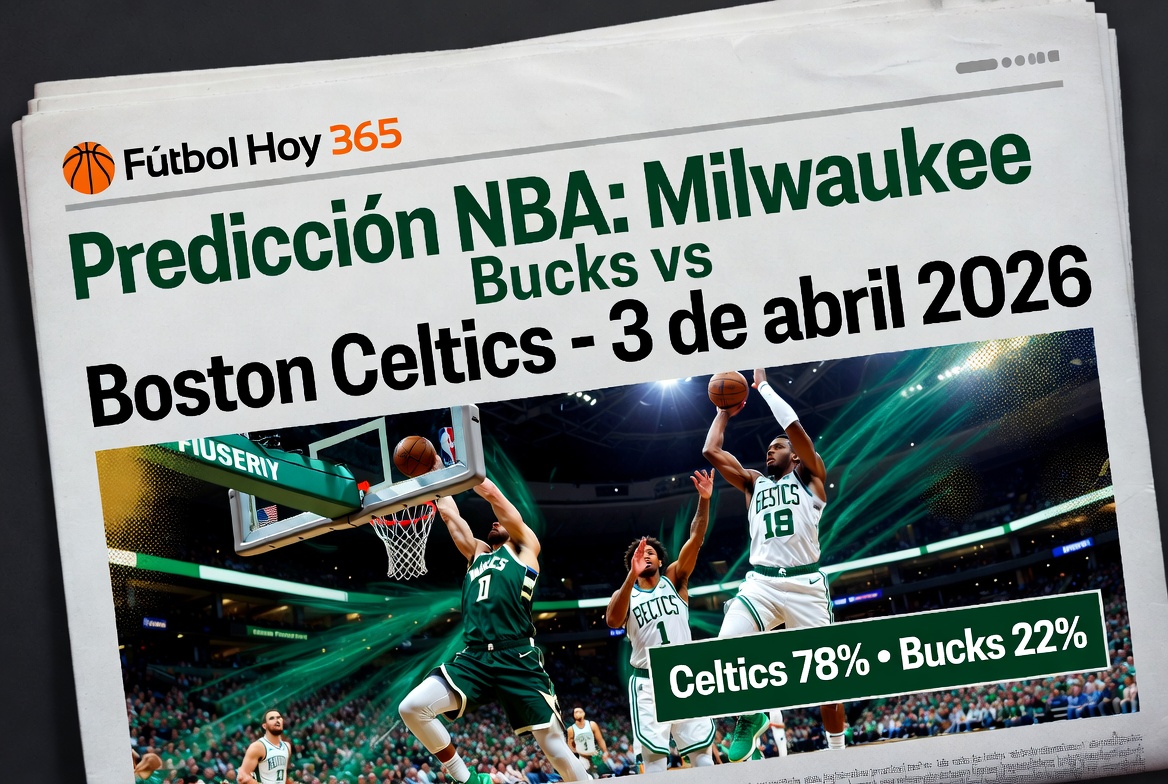 Predicción NBA Milwaukee Bucks vs Boston Celtics – 3 de abril 2026