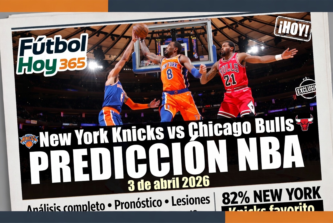 Predicción NBA New York Knicks vs Chicago Bulls 3 de abril 2026