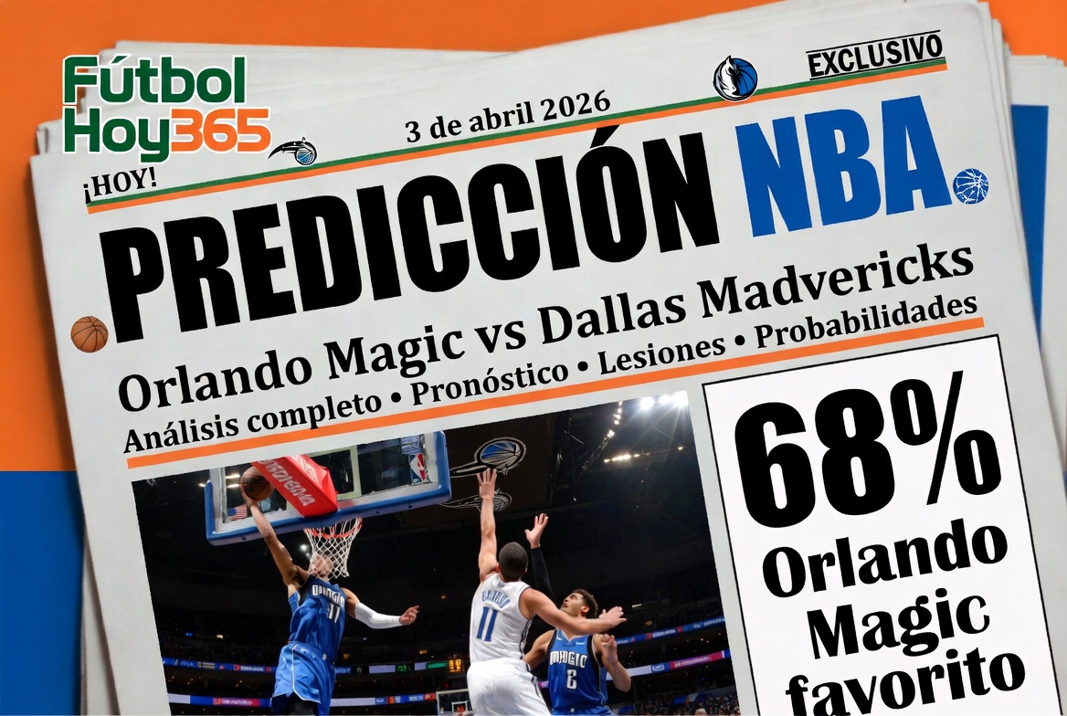 Predicción NBA Orlando Magic vs Dallas Mavericks 3 de abril 2026