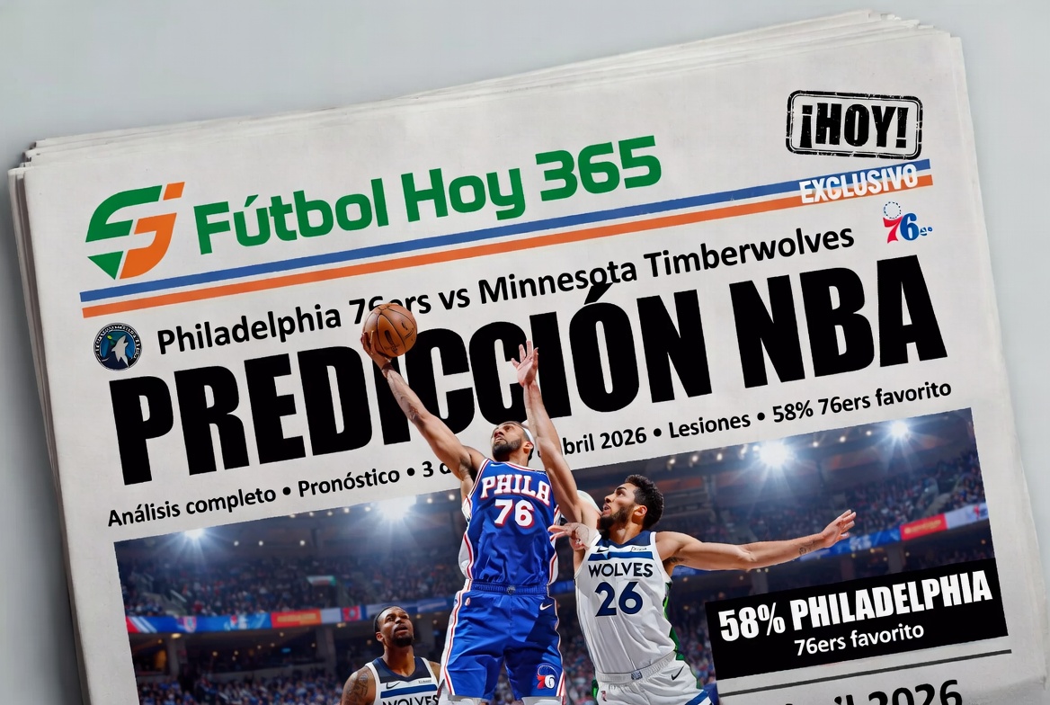 Predicción NBA Philadelphia 76ers vs Minnesota Timberwolves 3 de abril 2026