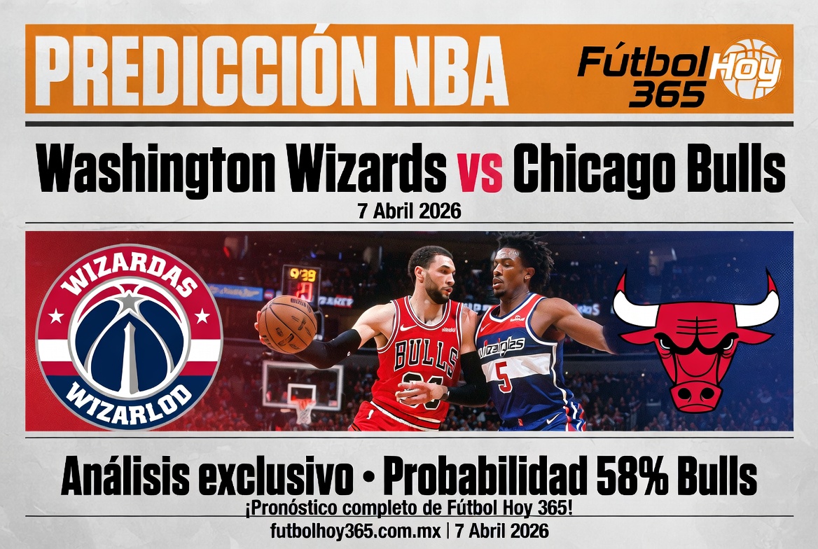Predicción NBA Washington Wizards vs Chicago Bulls 7 Abril 2026