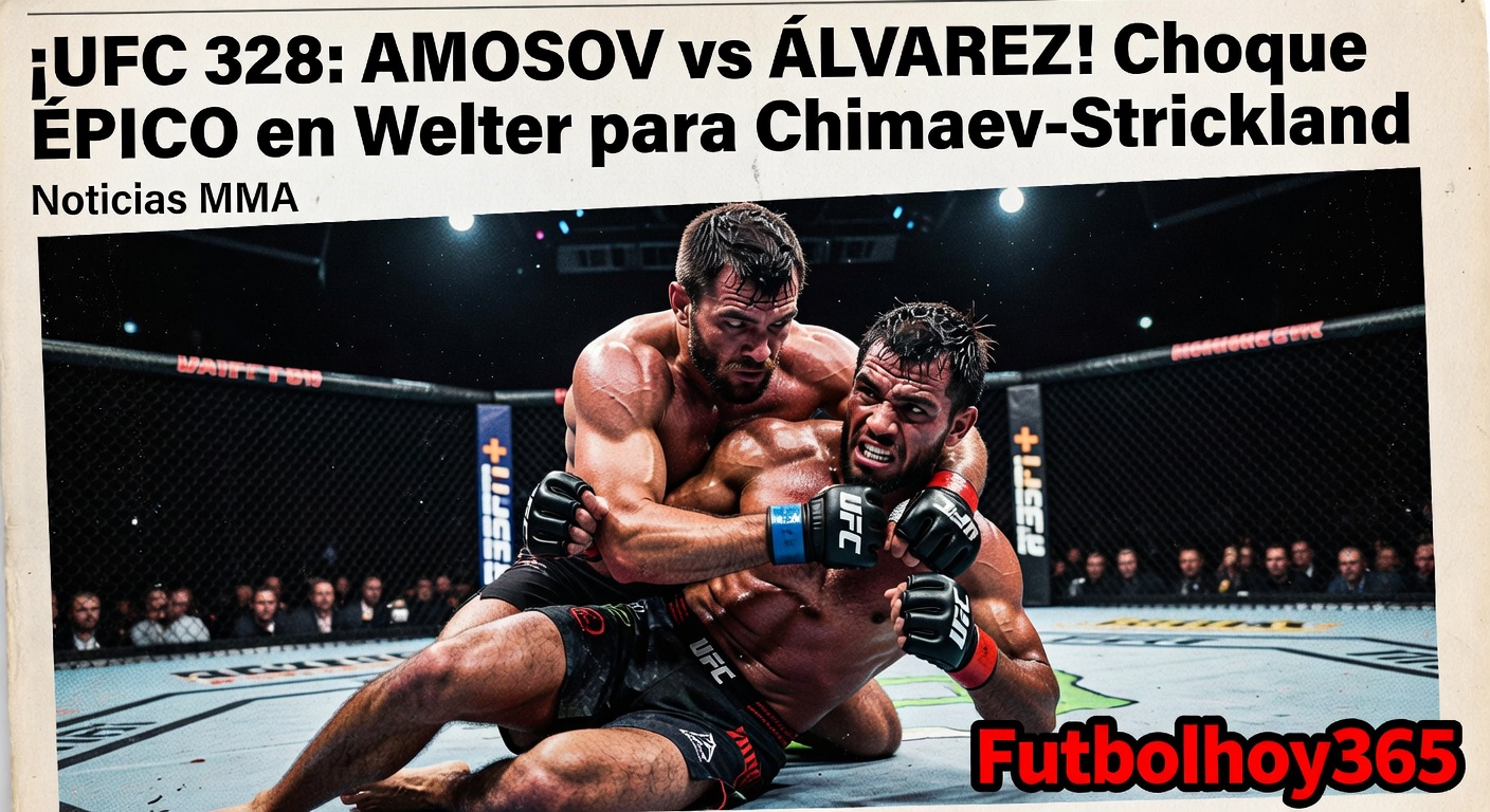 UFC 328: Yaroslav Amosov vs Joel Álvarez, choque pivotal en peso wélter para cartelera de Chimaev vs Strickland
