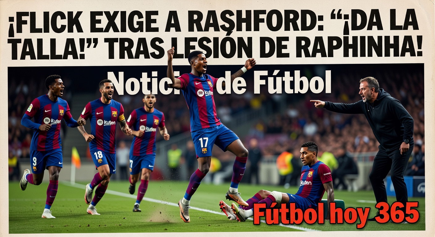 Barcelona's Flick urges Rashford to step up after Raphinha injury (ESPN, 42 minutes ago)