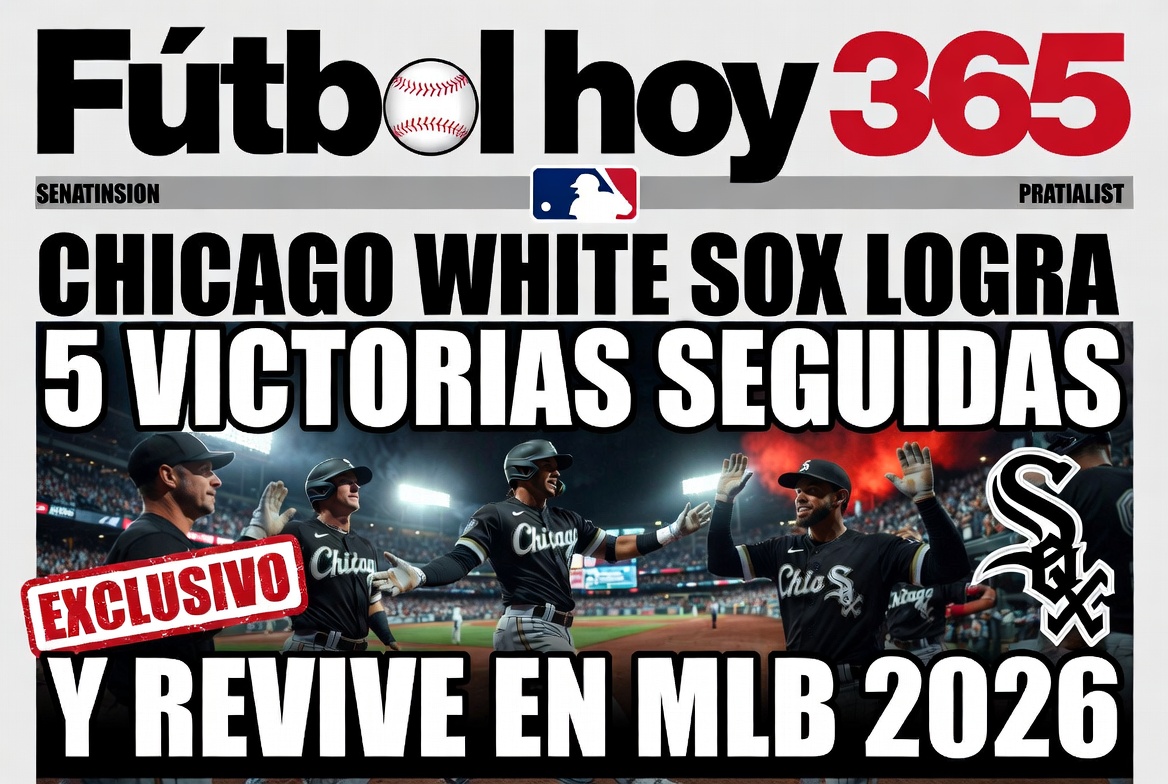 Chicago White Sox logra 5 victorias seguidas y revive en MLB 2026