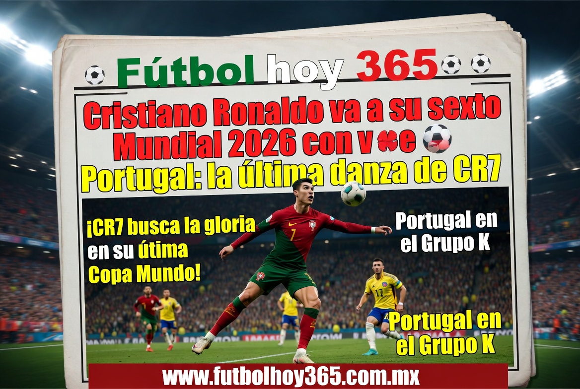 Cristiano Ronaldo va a su sexto Mundial 2026 con Portugal la última danza de CR7
