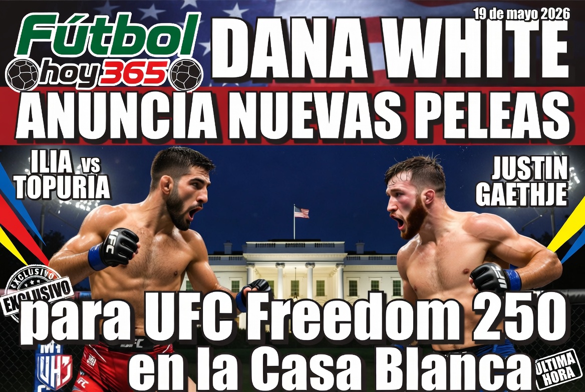 Dana White Anuncia Nuevas Peleas para UFC Freedom 250 en la Casa Blanca