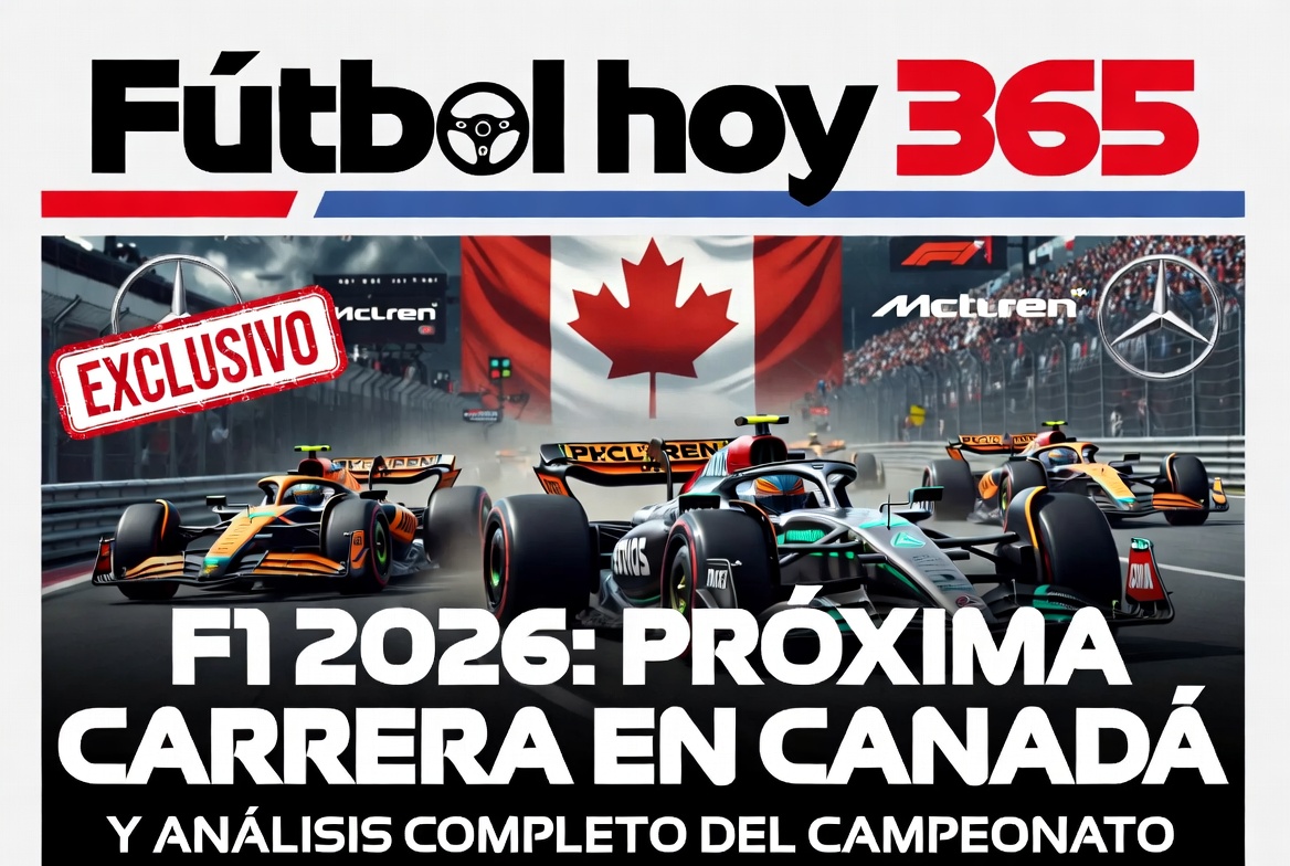 F1 2026 Próxima carrera en Canadá y análisis completo del campeonato