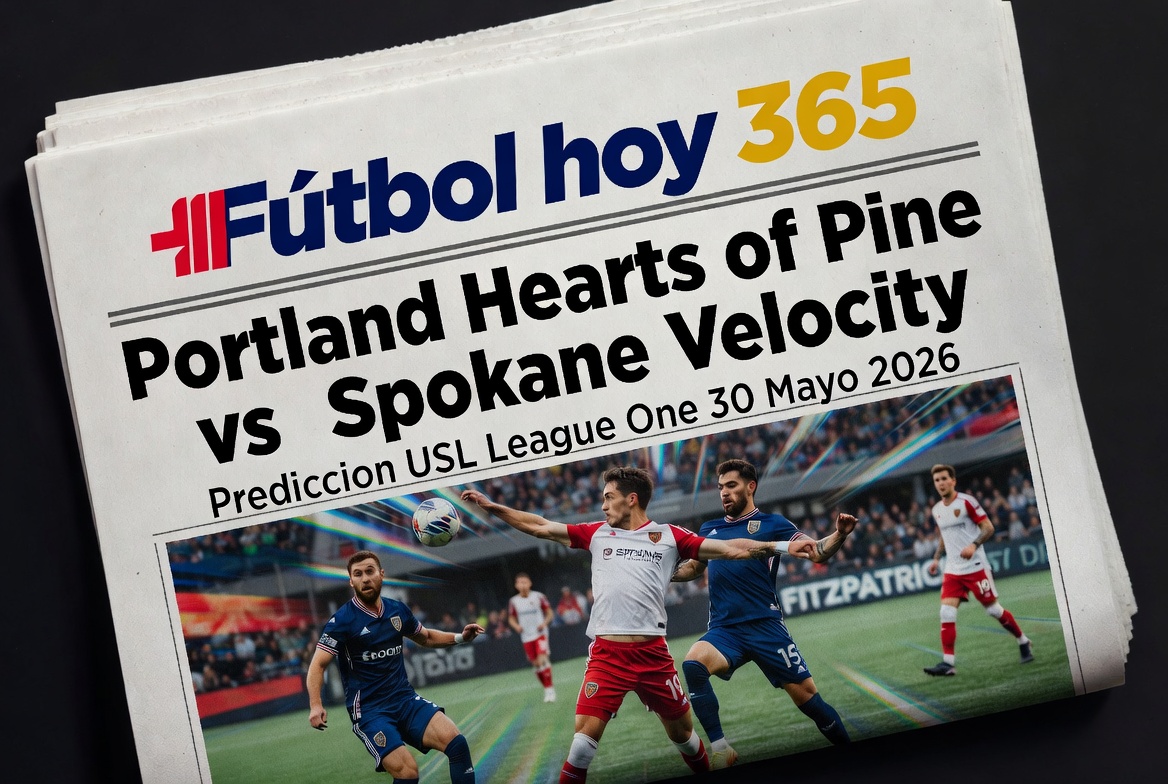 Portland Hearts of Pine vs Spokane Velocity Prediccion USL League One 30 Mayo 2026