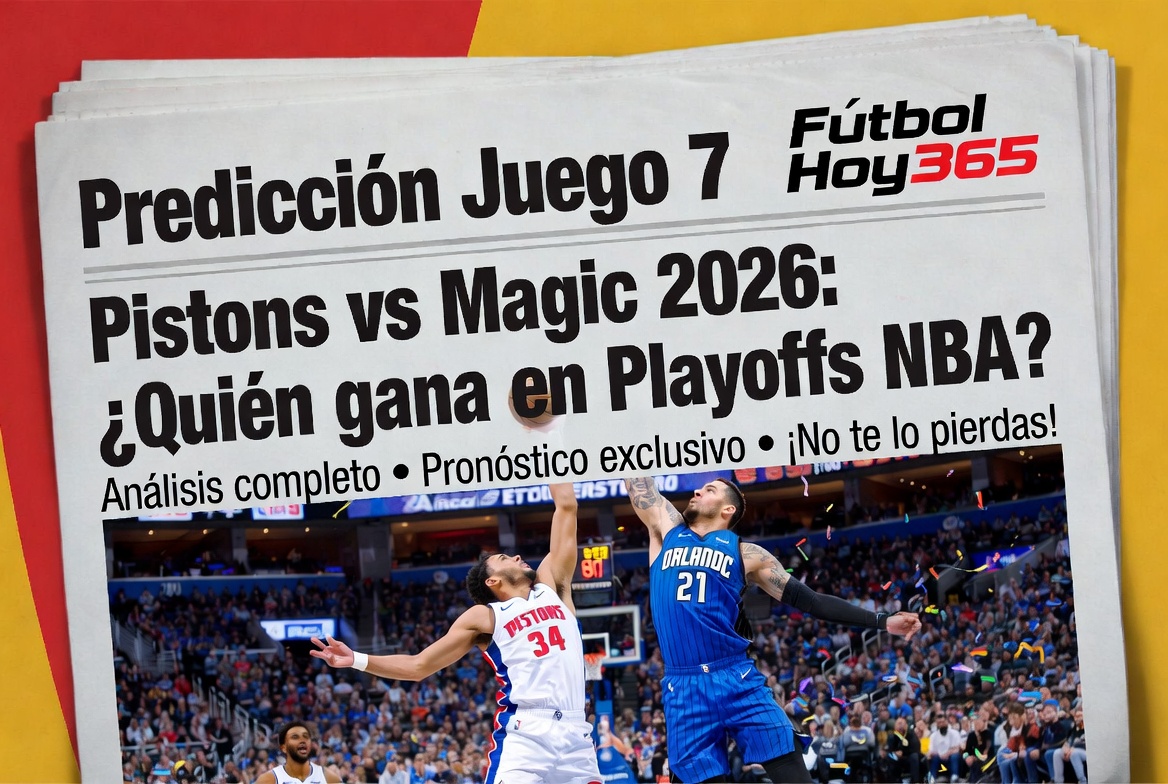 Predicción Juego 7 Pistons vs Magic 2026 ¿Quién gana en Playoffs NBA