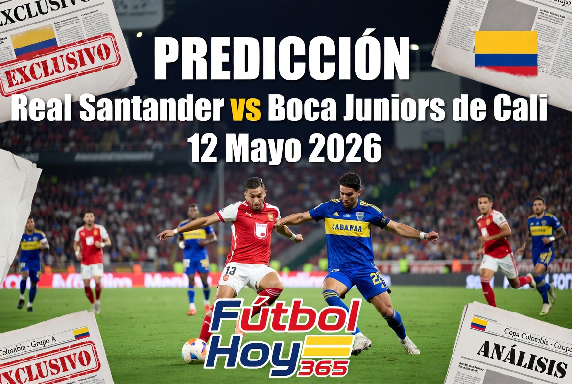 Prediccion Real Santander vs Boca Juniors de Cali 12 Mayo 2026