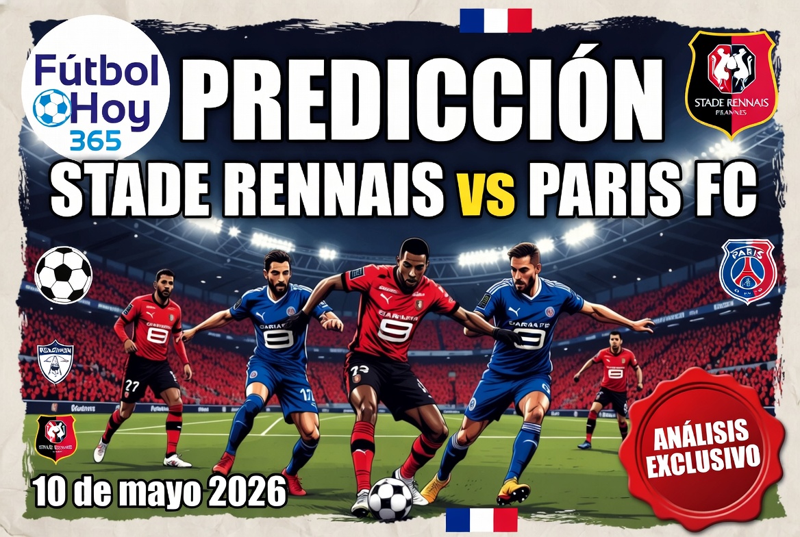 Predicción Stade Rennais vs Paris FC Ligue 1 2026