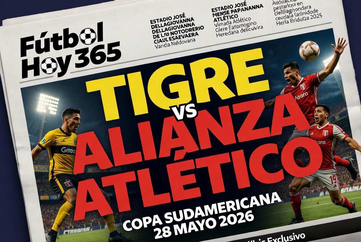 Tigre vs Alianza Atlético Copa Sudamericana 28 Mayo 2026