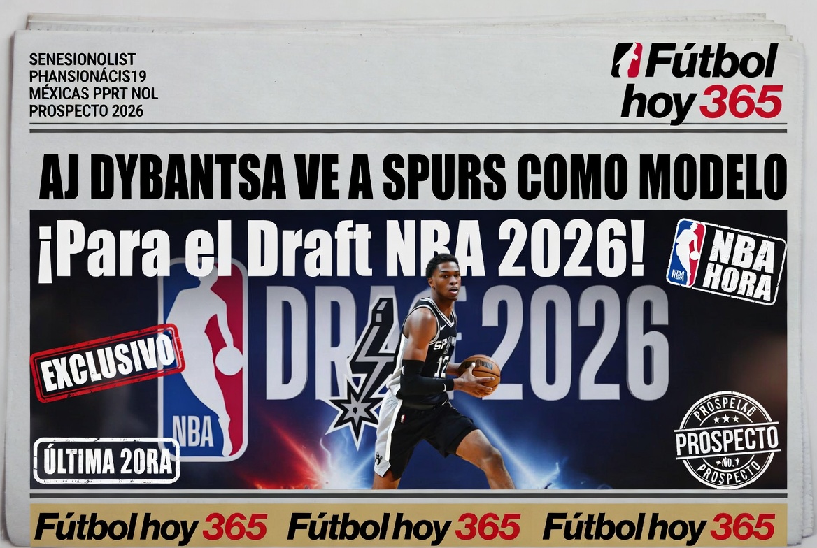 AJ Dybantsa ve a Spurs como modelo para Draft NBA 2026