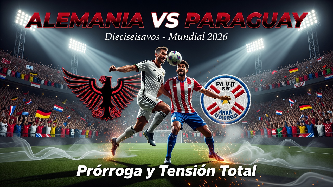 Alemania 1-1 Paraguay Paraguay elimina a Alemania en penales y avanza en el Mundial 2026
