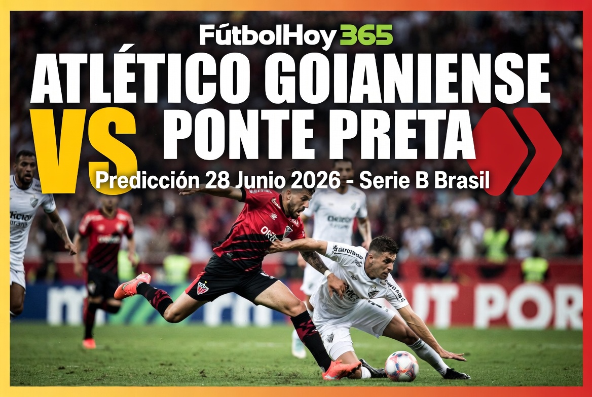 Atlético Goianiense vs Ponte Preta Predicción 28 Junio 2026
