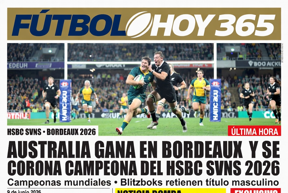 Australia gana en Bordeaux y se corona campeona del HSBC SVNS 2026
