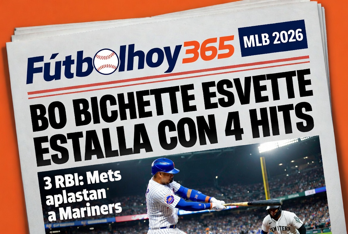 Bo Bichette estalla con 4 hits y 3 RBI Mets aplastan a Mariners