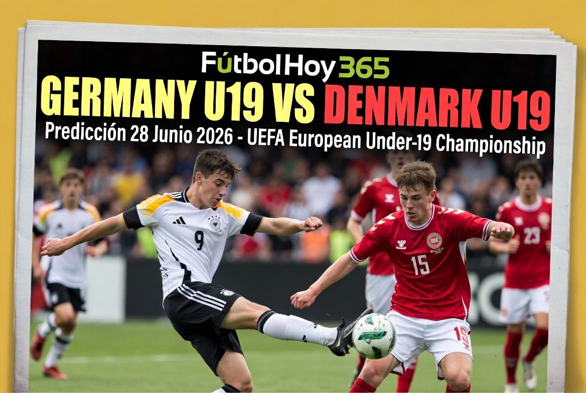 Germany U19 vs Denmark U19 Predicción 28 Junio 2026