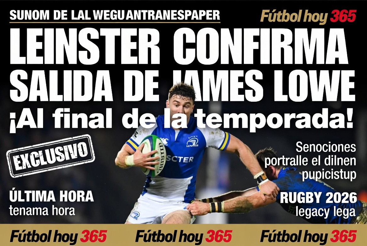 Leinster confirma salida de James Lowe al final de la temporada