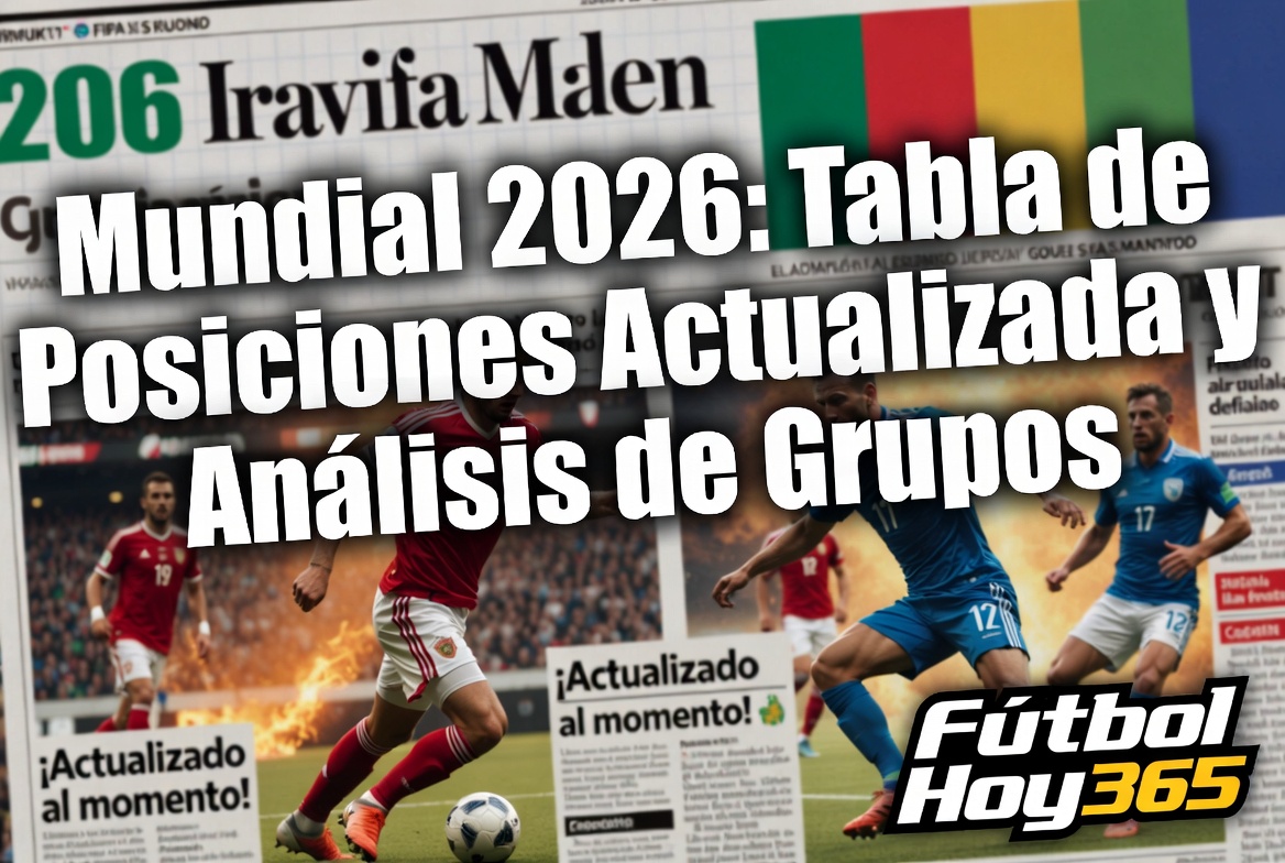 Mundial 2026 Tabla de Posiciones Actualizada y Análisis de Grupos