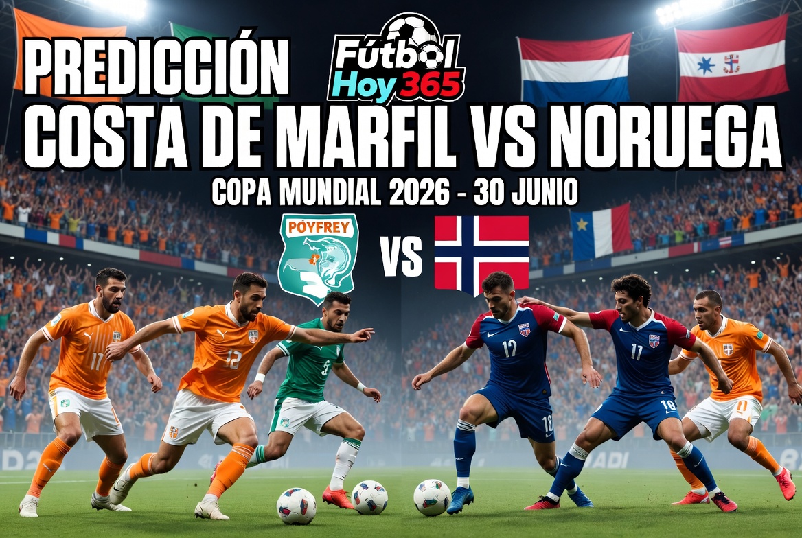 Prediccion Costa de Marfil vs Noruega Copa Mundial 2026 30 junio