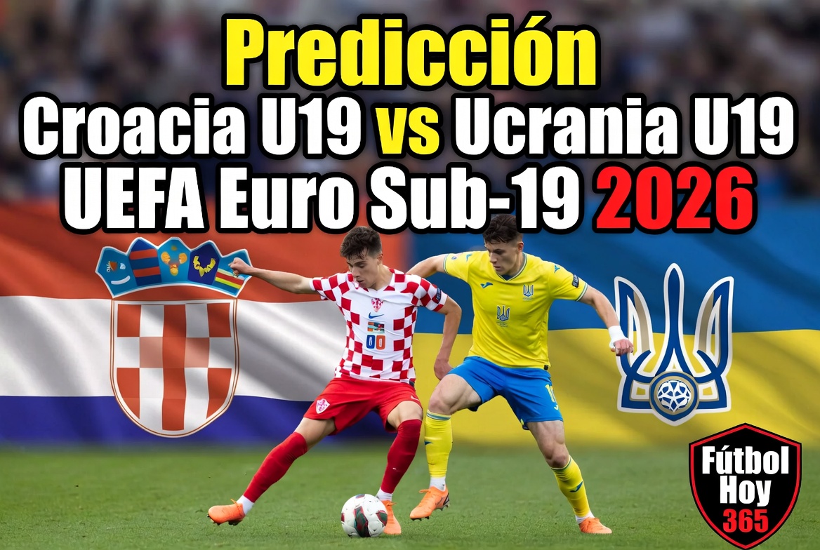 Predicción Croacia U19 vs Ucrania U19 UEFA Euro Sub-19 2026