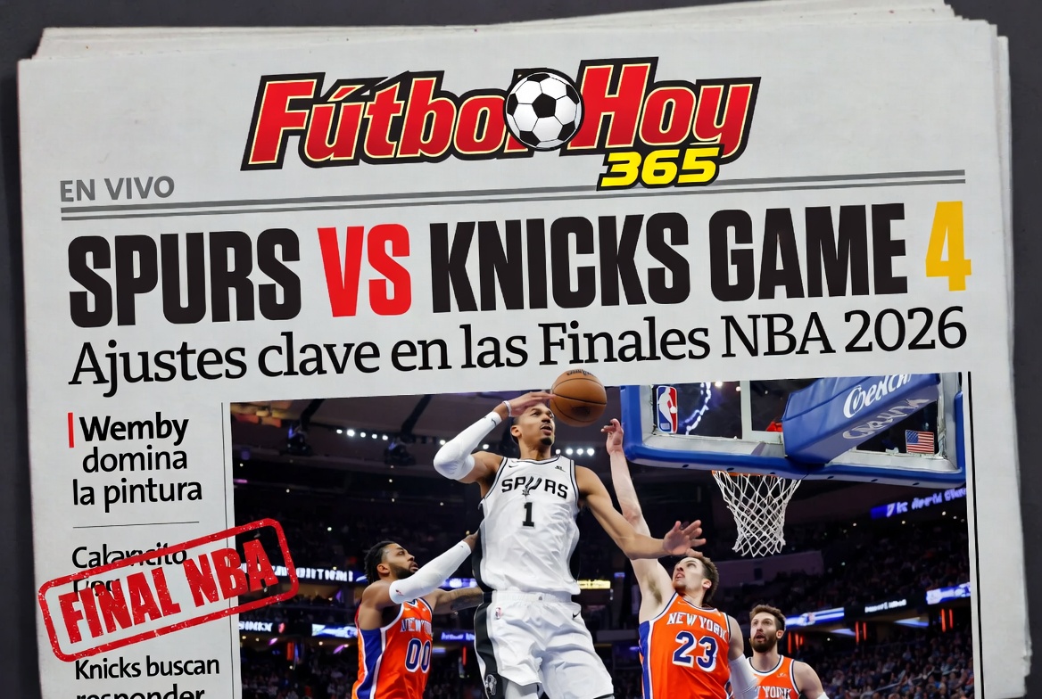 Spurs vs Knicks Game 4 ajustes clave en las Finales NBA 2026