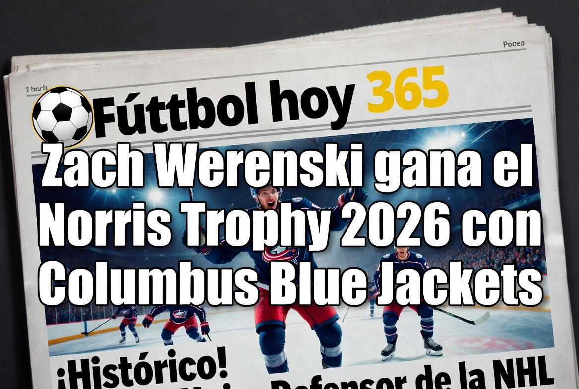 Zach Werenski gana el Norris Trophy 2026 con Columbus Blue Jackets