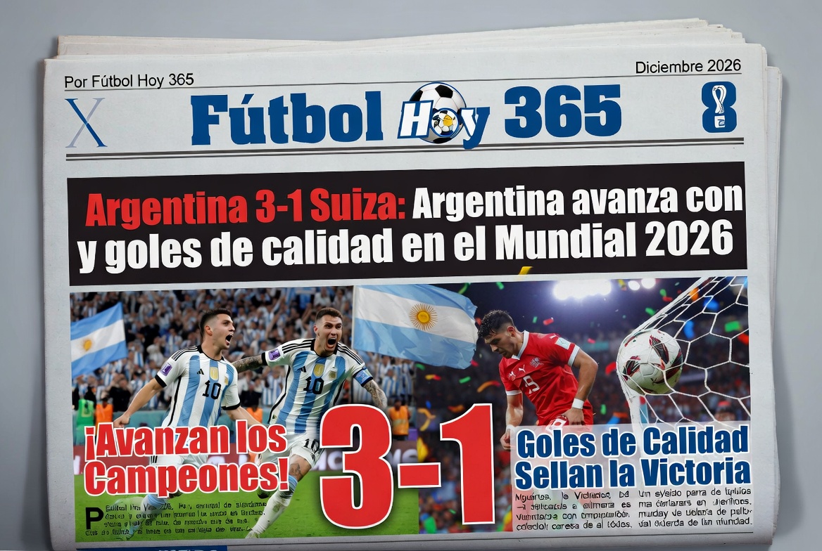 Argentina 3-1 Suiza Argentina avanza con autoridad y goles de calidad en el Mundial 2026