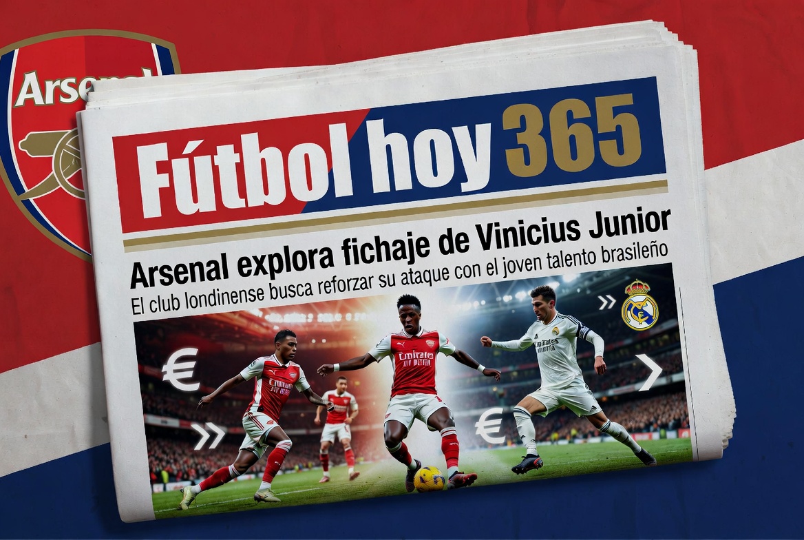 Arsenal explora fichaje de Vinicius Junior