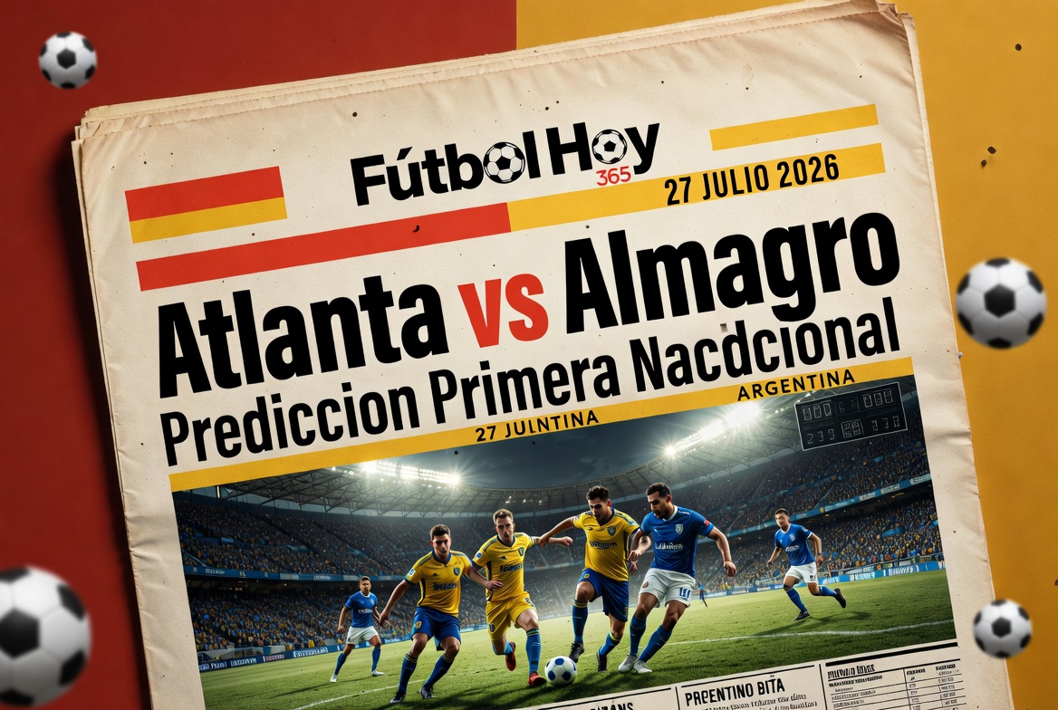 Atlanta vs Almagro Prediccion Primera Nacional Argentina 27 Julio 2026