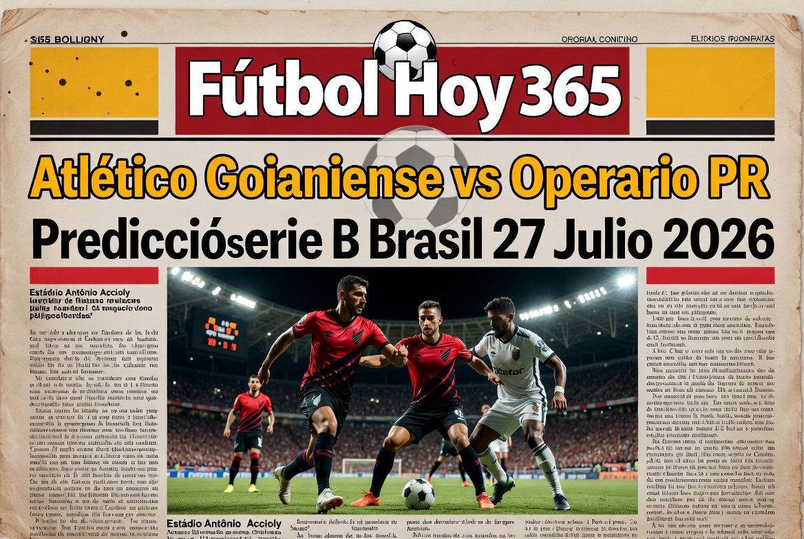 Atletico Goianiense vs Operario PR Prediccion Serie B Brasil 27 Julio 2026