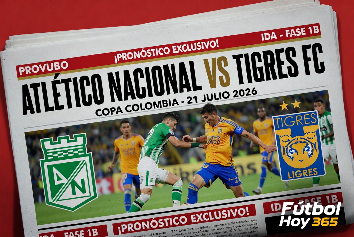 Atletico Nacional vs Tigres FC Copa Colombia 21 Julio 2026