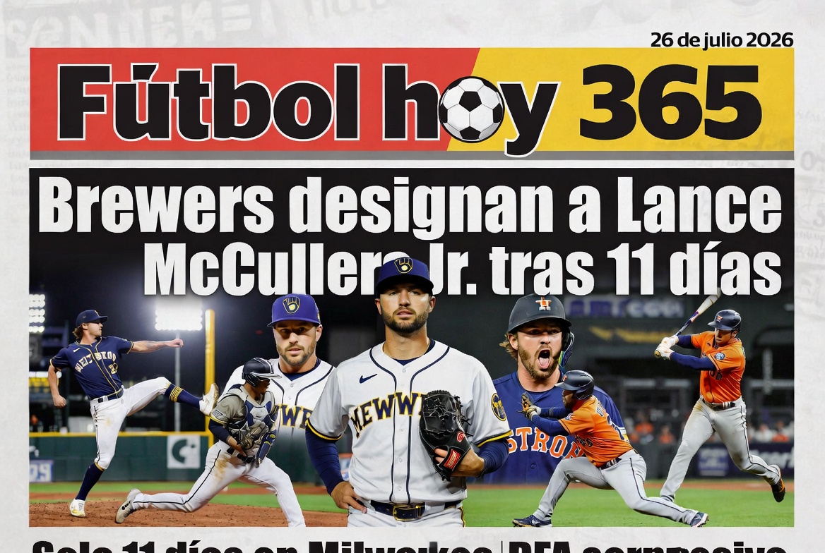 Brewers designan a Lance McCullers Jr. tras 11 días