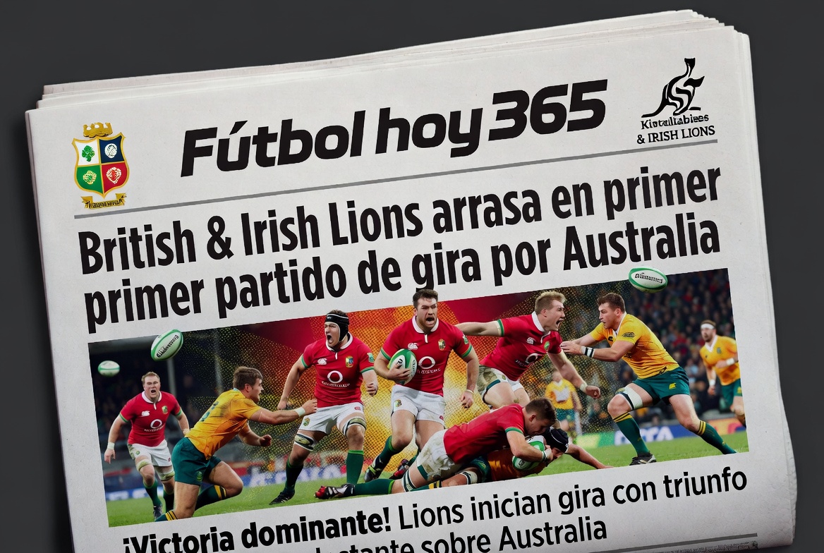British & Irish Lions arrasa en primer partido de gira por Australia
