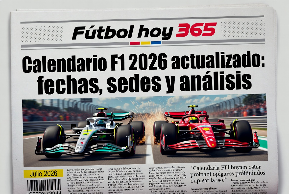 Calendario F1 2026 actualizado fechas, sedes y análisis