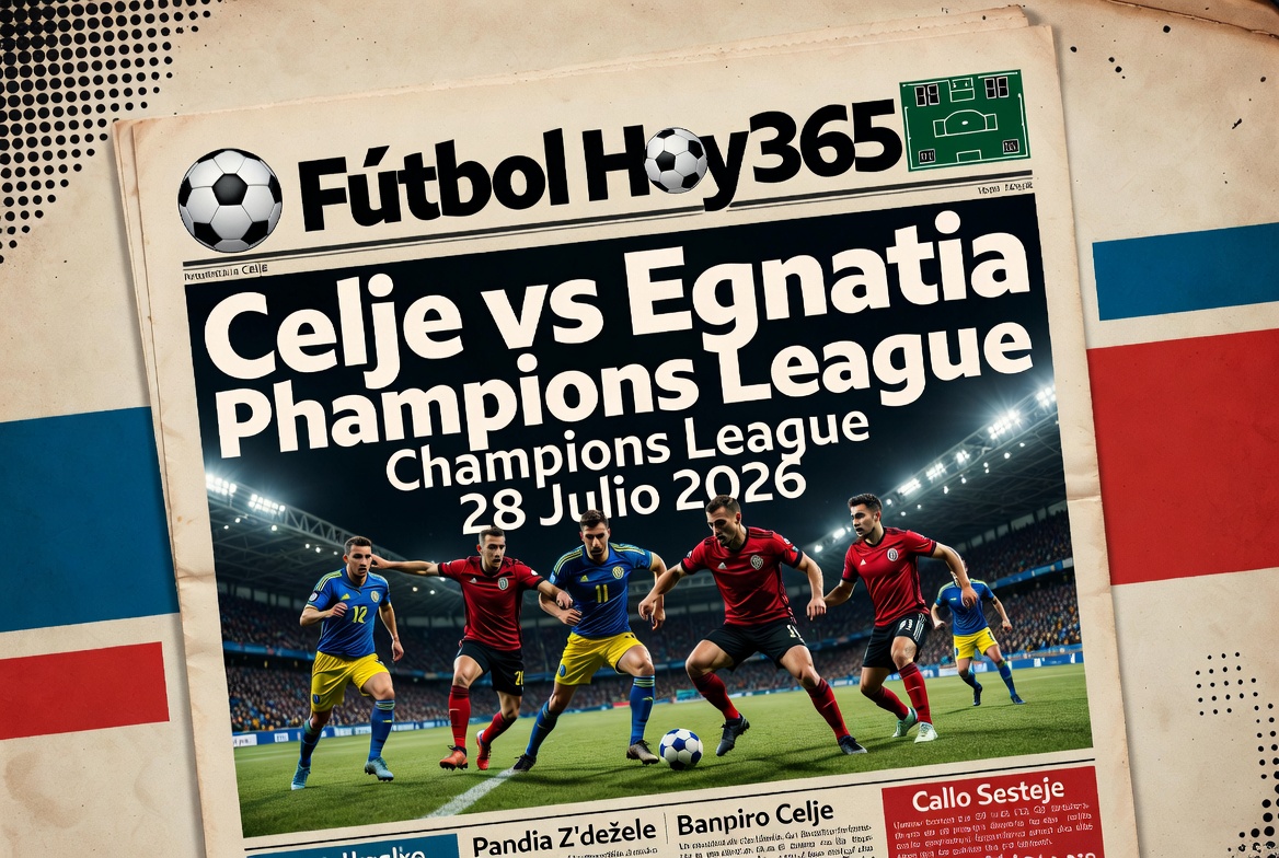 Celje vs Egnatia Prediccion Champions League 28 Julio 2026