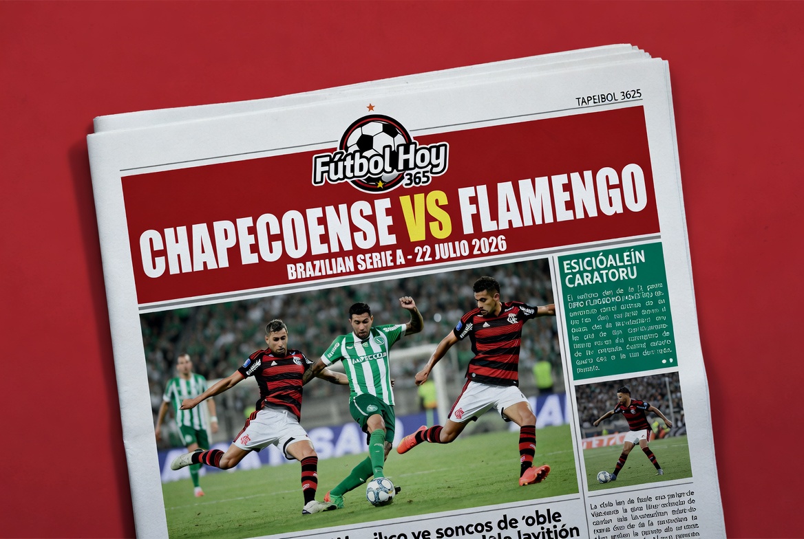 Chapecoense vs Flamengo Brazilian Serie A 22 Julio 2026