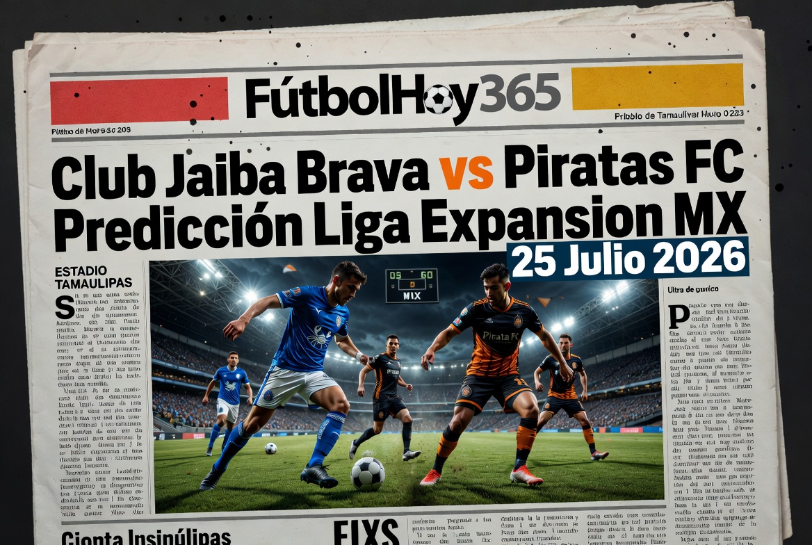 Club Jaiba Brava vs Piratas FC Prediccion Liga Expansion MX 25 Julio 2026