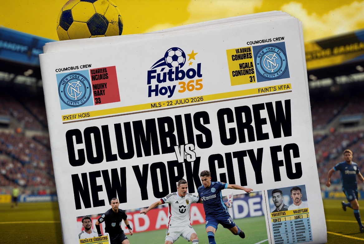 Columbus Crew vs New York City FC MLS 22 Julio 2026